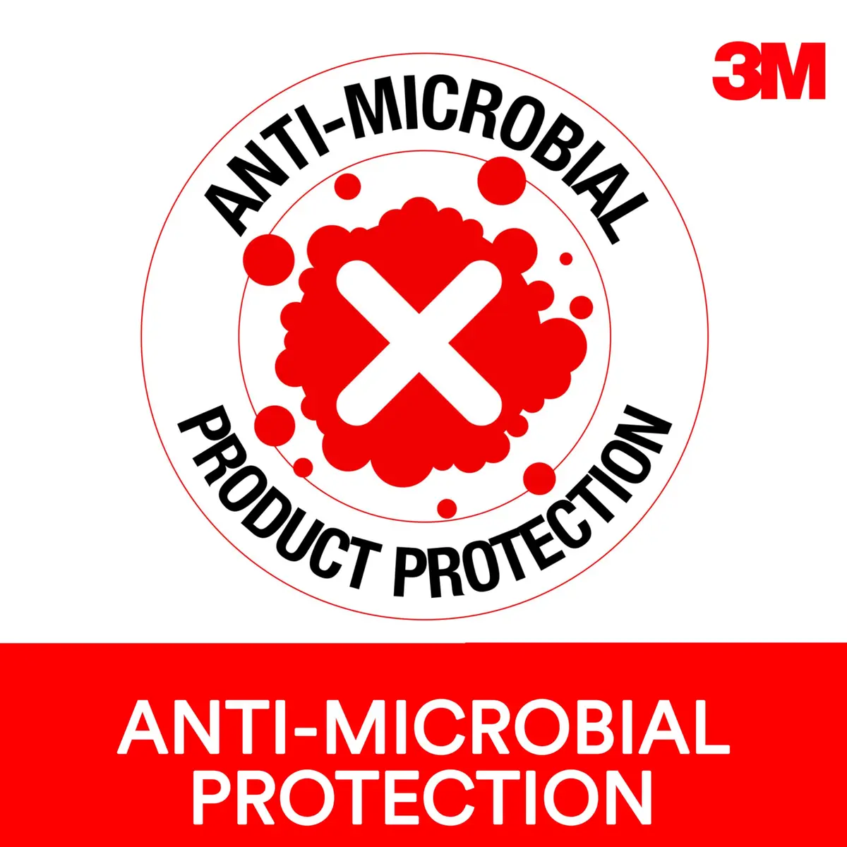 3M Precise Mouse Pad with Gel Wrist Rest, Vertex, 8.6 in x 6.8 in | Precise optical surface, antimicrobial support, ergonomic design - view 5