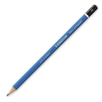 STAEDTLER Mars Lumograph 3B Graphite Pencil 1 Count | Medium Soft, Break-Resistant Bonded Lead, 12 Pack — 4B - view 4