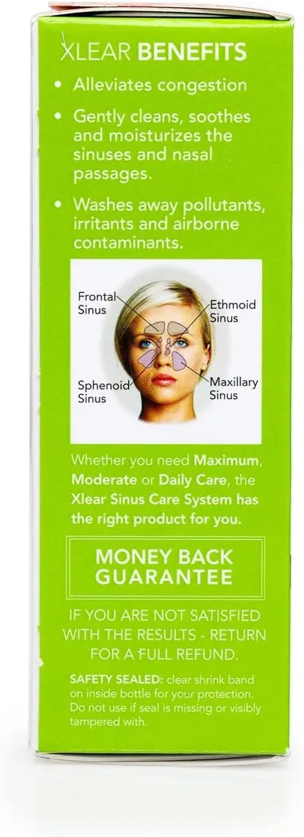 Xlear Nasal Spray with Xylitol 0.75 Fl Oz | Natural Sinus Relief for Allergies & Congestion - view 3
