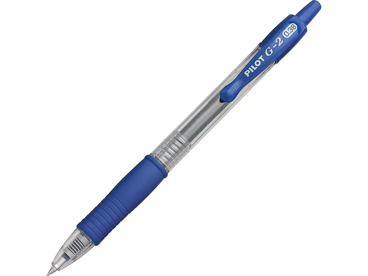 PILOT G2 Premium Retractable Gel Pens, .38mm Ultra Fine Point, Blue Ink, 12-Pack | Long-Lasting & Quick-Drying - view 4