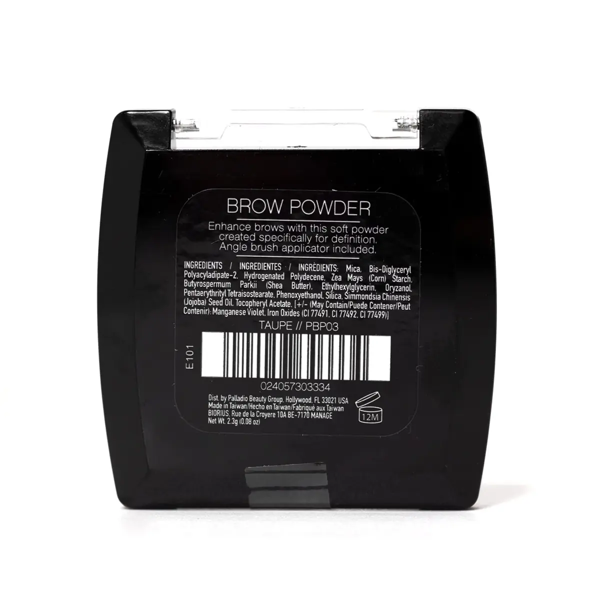 Palladio Brow Powder for Eyebrows | Soft & Natural with Jojoba & Shea, Compact Size for Travel, Includes Brush - view 9