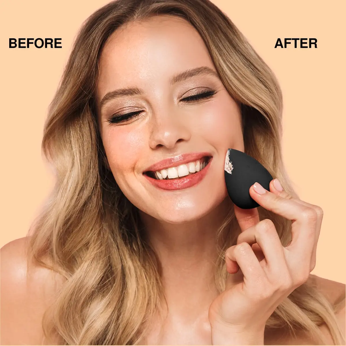 Palladio Rice Powder Loose Setting Powder Warm Beige | Absorbs Oil, Mattifies Face, Extends Makeup Wear - view 6