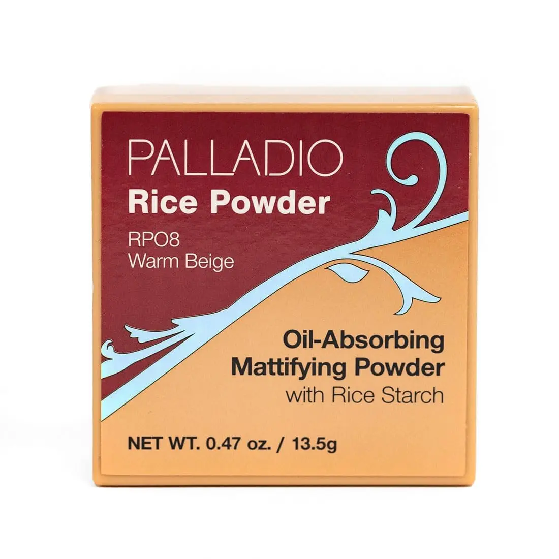 Palladio Rice Powder Loose Setting Powder Warm Beige | Absorbs Oil, Mattifies Face, Extends Makeup Wear - main product image