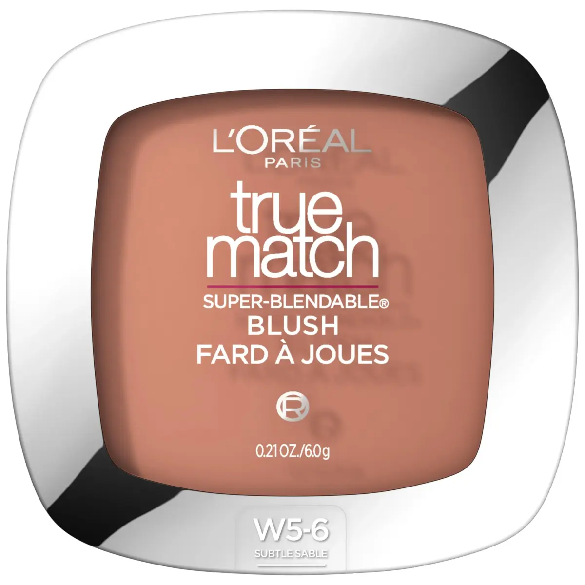 L'Oreal Paris True Match Super-Blendable Powder Blush Subtle Sable 5.95g (0.21 Oz) | Natural Flush for Cheekbones - main product image