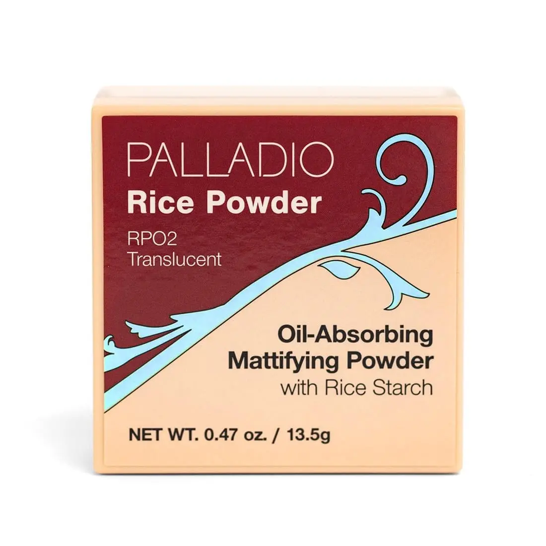 Palladio Rice Powder Loose Setting Powder Translucent 0.6 oz (17 g) | Absorbs Oil for Flawless Matte Finish - main product image