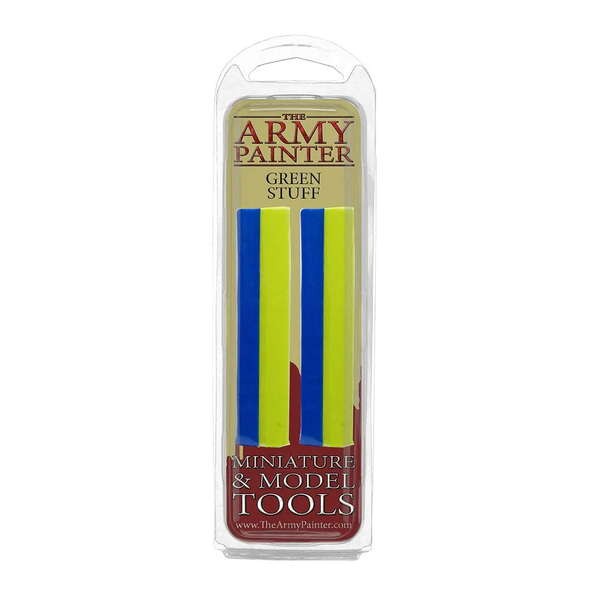 The Army Painter Green Stuff Kneadatite 20 cm Modelling Putty | Sculpt, Repair & Detail Miniatures - main product image