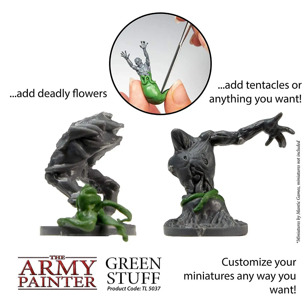 The Army Painter Green Stuff Kneadatite 20 cm Modelling Putty | Sculpt, Repair & Detail Miniatures - view 5