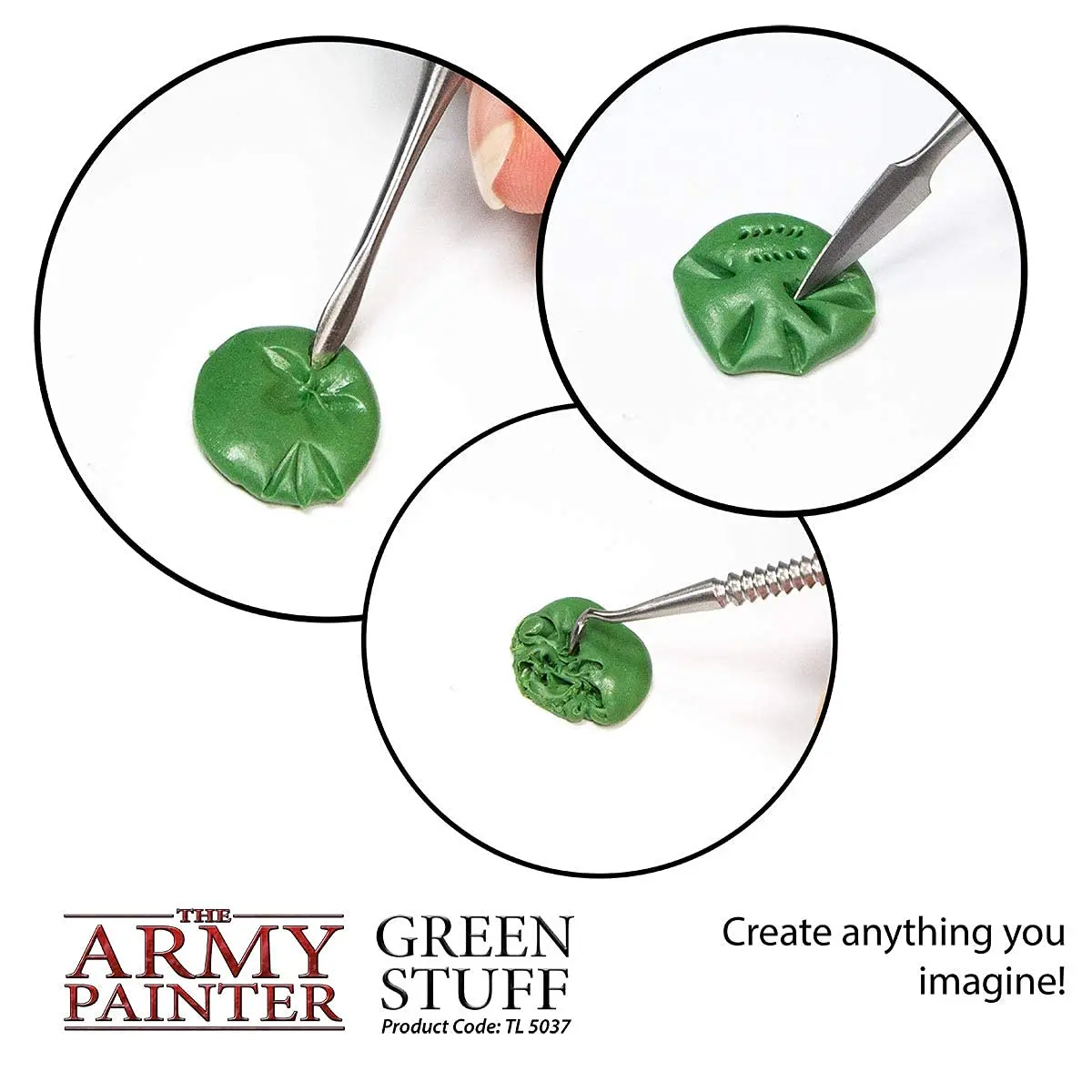 The Army Painter Green Stuff Kneadatite 20 cm Modelling Putty | Sculpt, Repair & Detail Miniatures - view 6