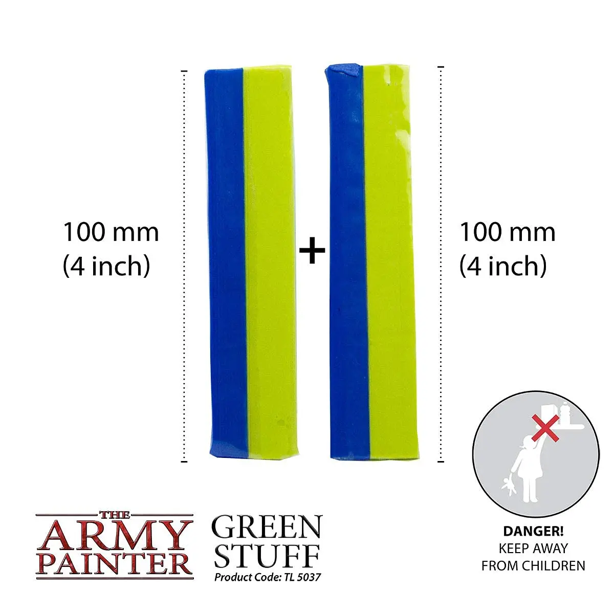 The Army Painter Green Stuff Kneadatite 20 cm Modelling Putty | Sculpt, Repair & Detail Miniatures - view 2
