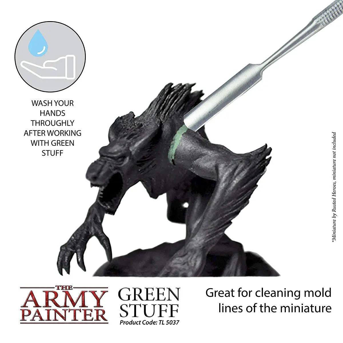 The Army Painter Green Stuff Kneadatite 20 cm Modelling Putty | Sculpt, Repair & Detail Miniatures - view 4