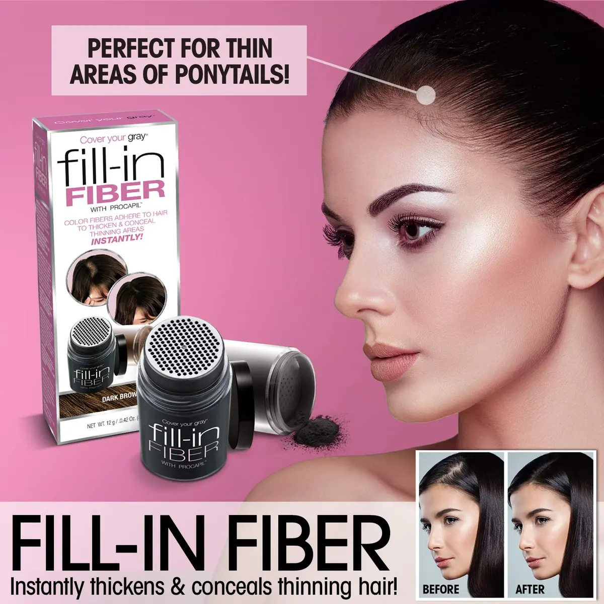 Cover Your Gray Hair Color Touch Up Stick - Black | Covers Gray Hair Instantly - view 8