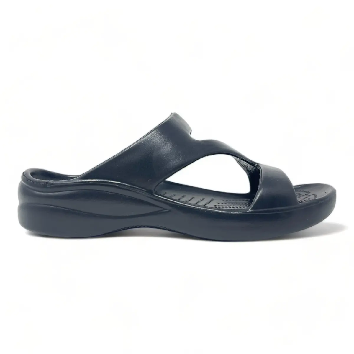 DAWGS Women's Z Sandals - Black, Size 7 | 1 inch heel for arch support, lightweight EVA comfort - main product image