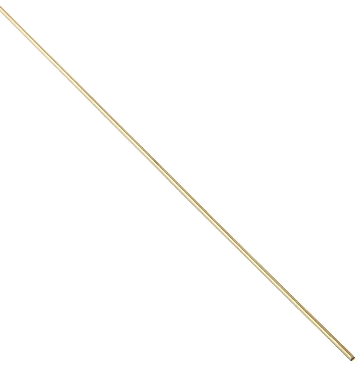 K & S Precision Metals Round Brass Rod 8160 1/32 in (0.81 mm) OD x 12 in (30.48 cm) | Versatile DIY & Electrical Use - main product image