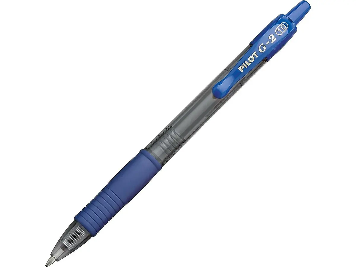 PILOT G2 Premium Gel Roller Pens Blue Ink Bold Point 1.0mm (12 Count) - view 4