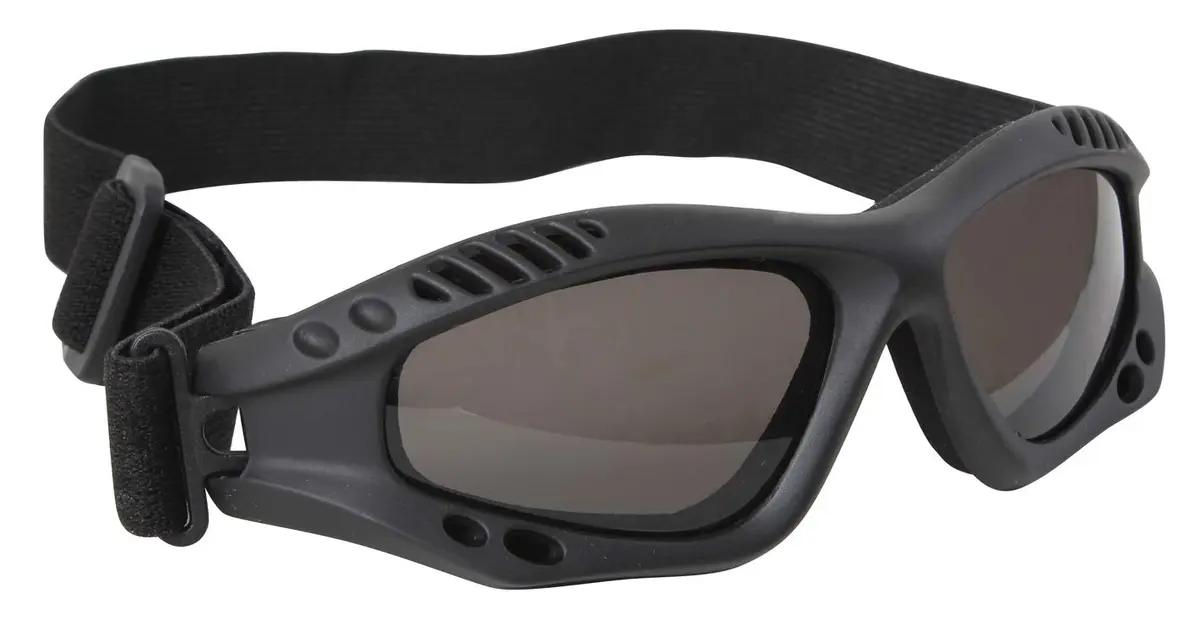 Rothco Black VenTec Tactical Goggle | UV 400 Polycarbonate Lenses, Anti-Scratch, Lightweight Comfort - view 5