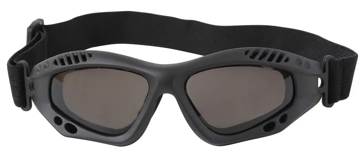 Rothco Black VenTec Tactical Goggle | UV 400 Polycarbonate Lenses, Anti-Scratch, Lightweight Comfort - main product image