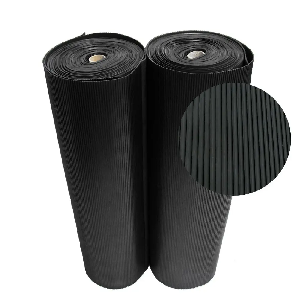 Rubber-Cal Ramp Cleat Non-Slip Outdoor Rubber Mats 0.13" 3 ft x 6 ft | Traction for Ramps & Docks - main product image