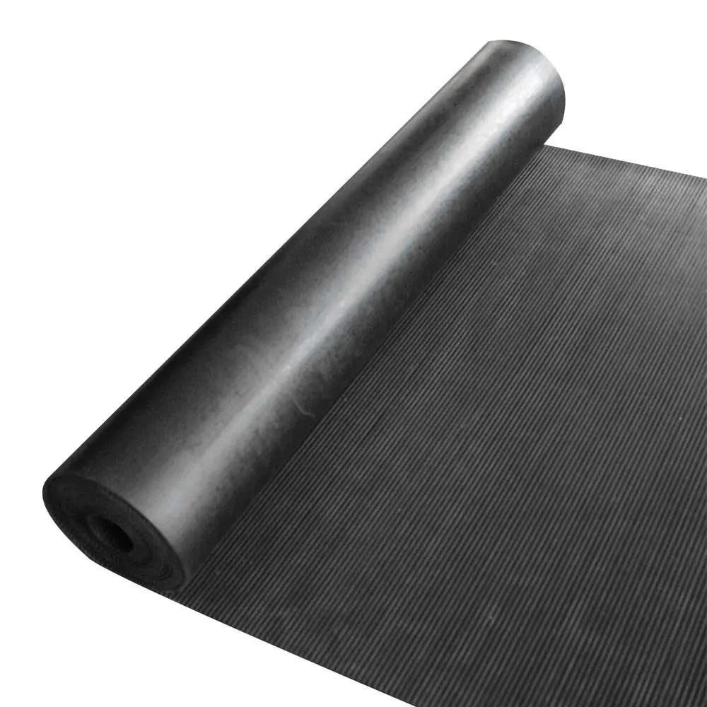 Rubber-Cal Ramp Cleat Non-Slip Outdoor Rubber Mats 3 ft x 8 ft | Heavy-duty, textured, water-resistant - view 3