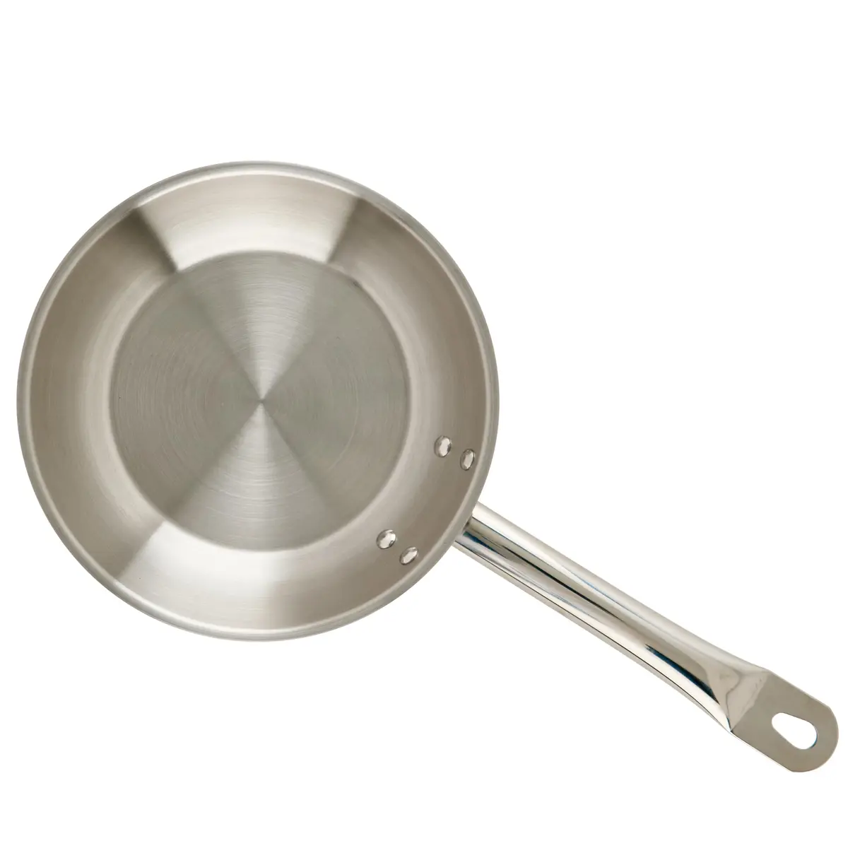 Winware 8" Stainless Steel Commercial-Grade Fry Pan | Even Heat Distribution & Induction Compatible - view 7