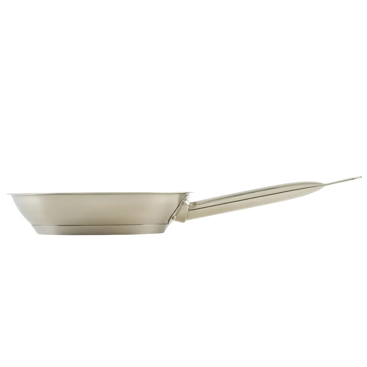 Winware 8" Stainless Steel Commercial-Grade Fry Pan | Even Heat Distribution & Induction Compatible - view 3