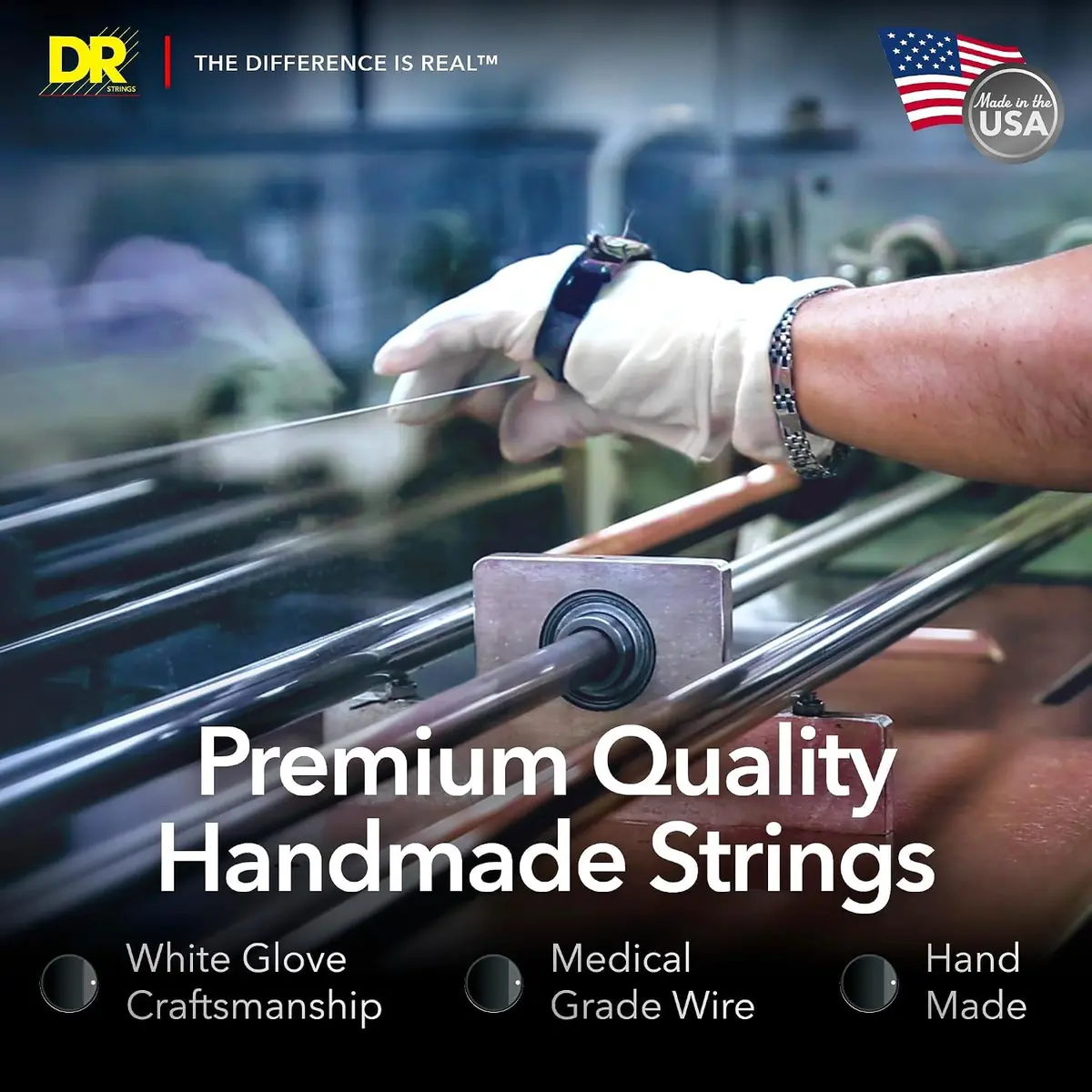 DR Strings Black Beauties Bass Guitar Strings Light 40-100 (4-String Set) | K3 Coated Stainless Steel - view 7