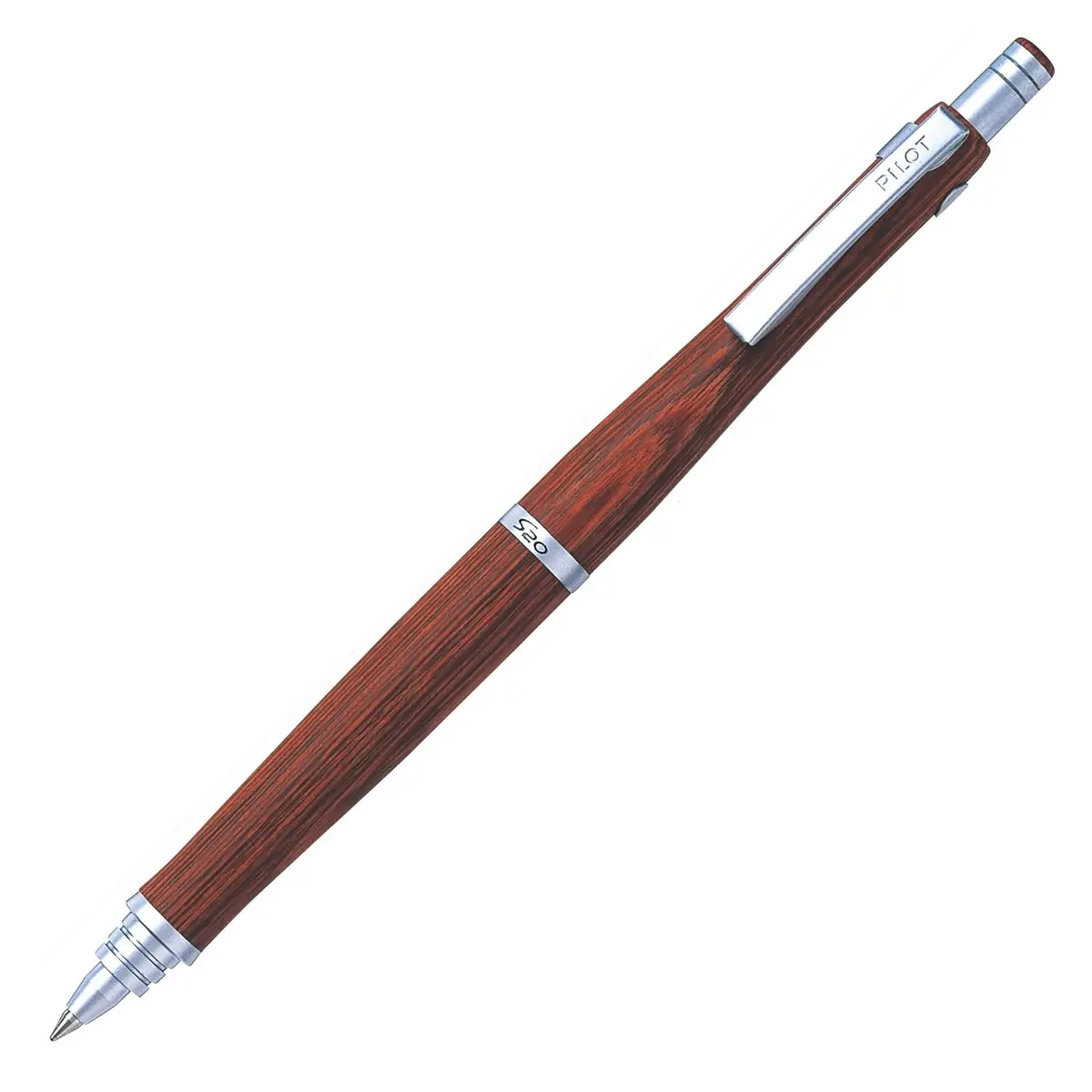 PILOT Ballpoint Pen S20, Deep Red | Oil-Based Ink, Ambidextrous, Pocket Clip, 1 Count - main product image