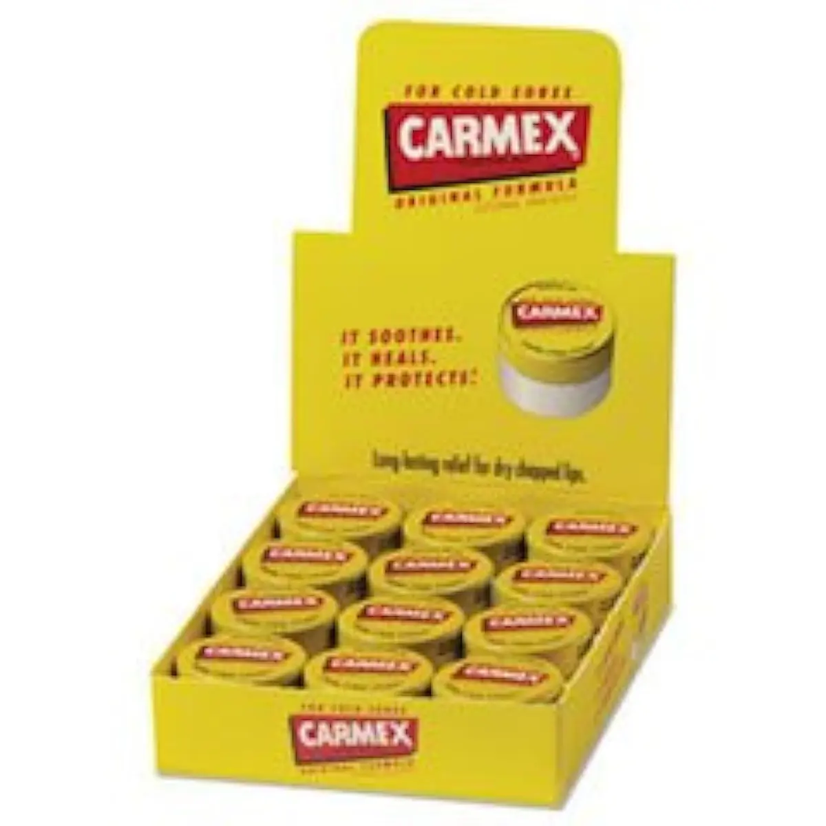 Carmex Lip Balm Jar 0.25 Oz | Soothes & Hydrates with Menthol & Cocoa Butter - view 2