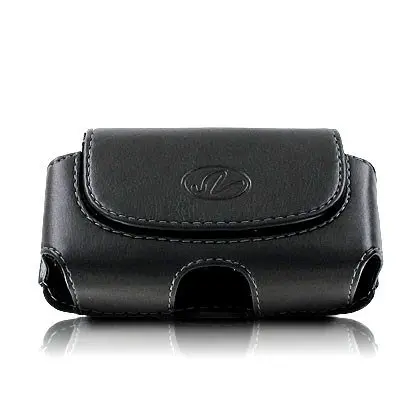 NEM Extra Small Universal Horizontal Leather Cell Phone Pouch with Belt Loop & Clip | Fits Phones up to 2.2 x 3.75 x 2.2 inches - main product image