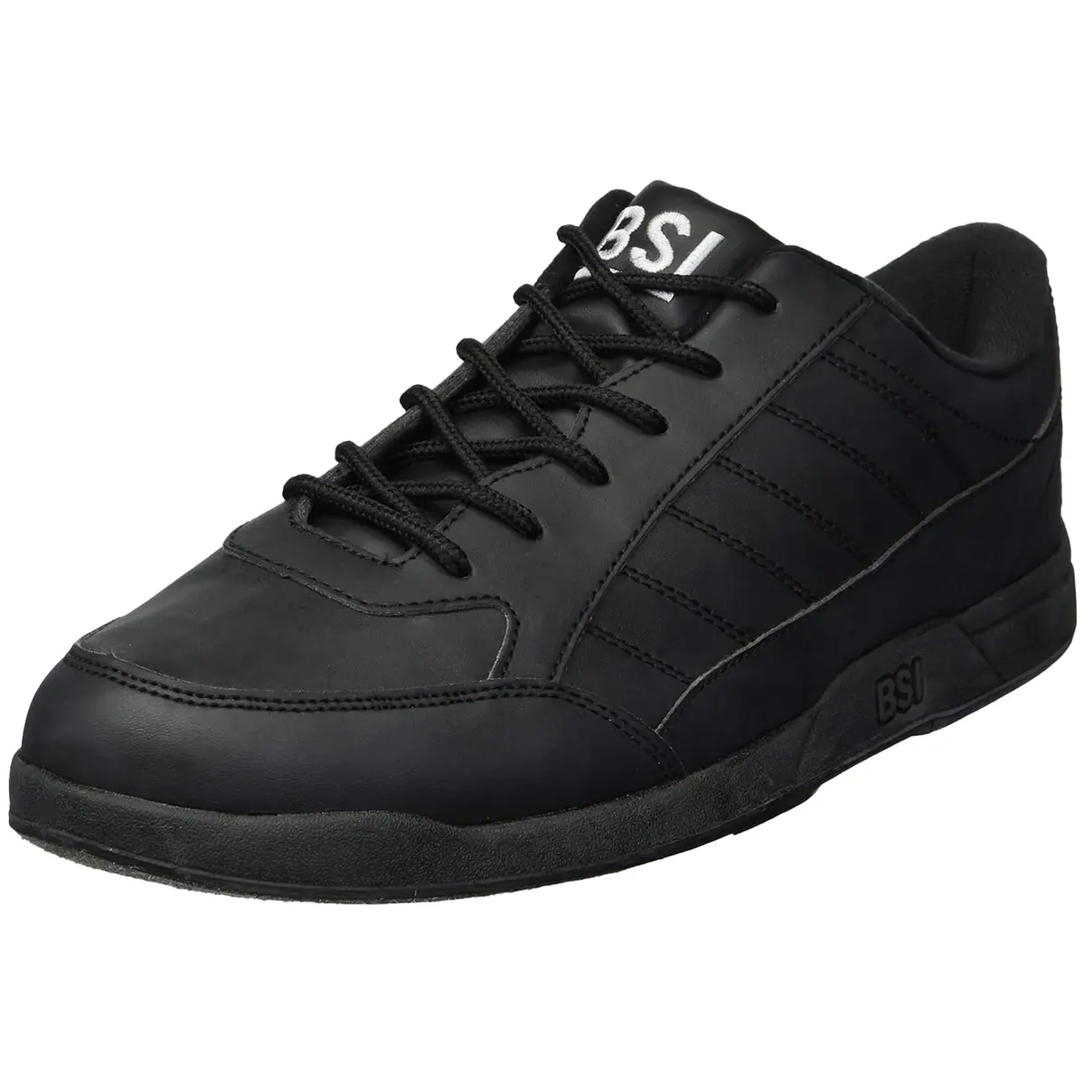 BSI Men’s 521 Sport Basic Shoe - Lightweight Leather Bowling Shoes with Cushioned Support for Men, Black, 11.0 - main product image