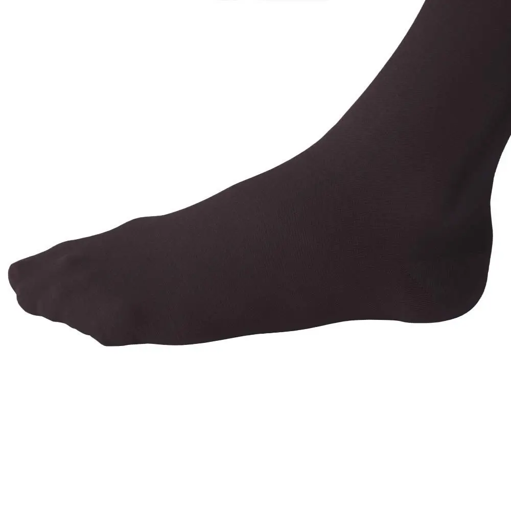 JOBST Relief Knee High 20-30 mmHg Compression Stockings with Silicone Band, Closed Toe, Black, Medium | All Day Wear Support - view 2