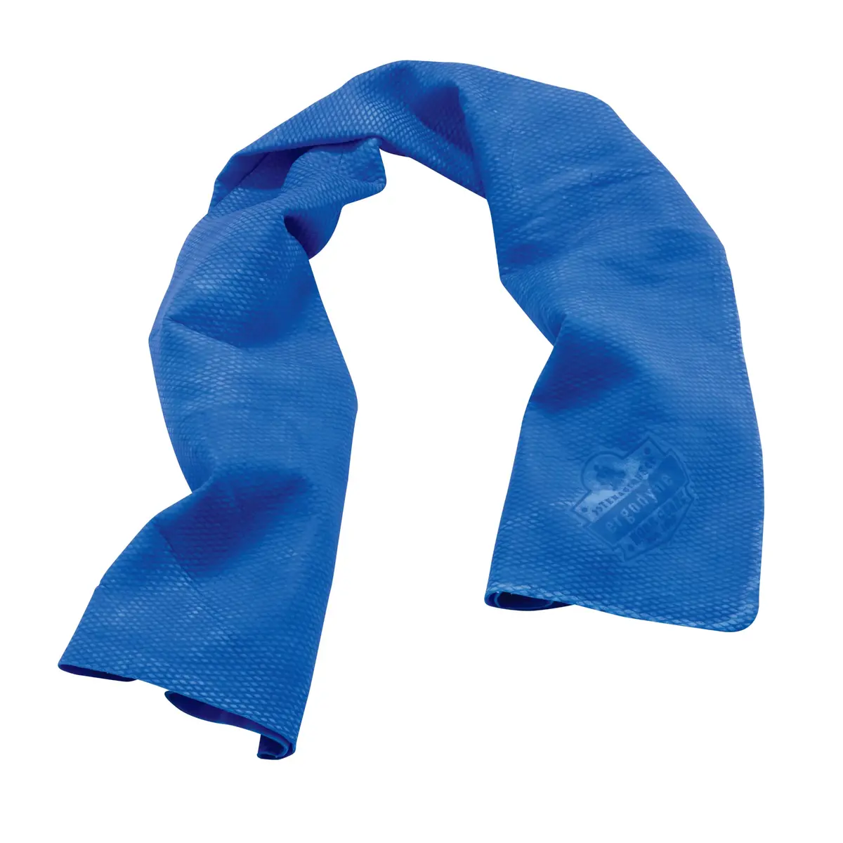 Ergodyne Chill-Its 6602 Evaporative Cooling Towel, Blue 13 inches x 29.5 inches | Instant cooling relief for heat-exposed workers and outdoor enthusiasts - main product image