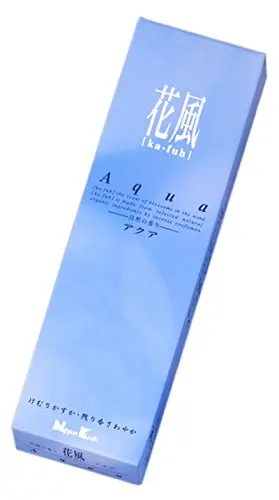 [KA-FUH] Aqua Incense Sticks, 120 Count | Pure Floral Scent, No Bamboo Core - main product image