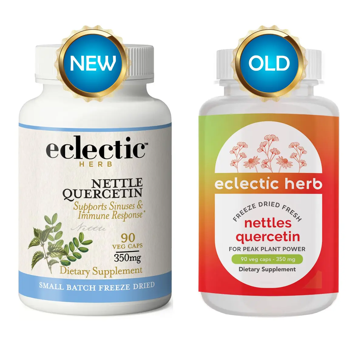 Eclectic Nettles Quercetin Herbal Supplement 90 Count | Supports Sinuses & Nasal Passages - view 2