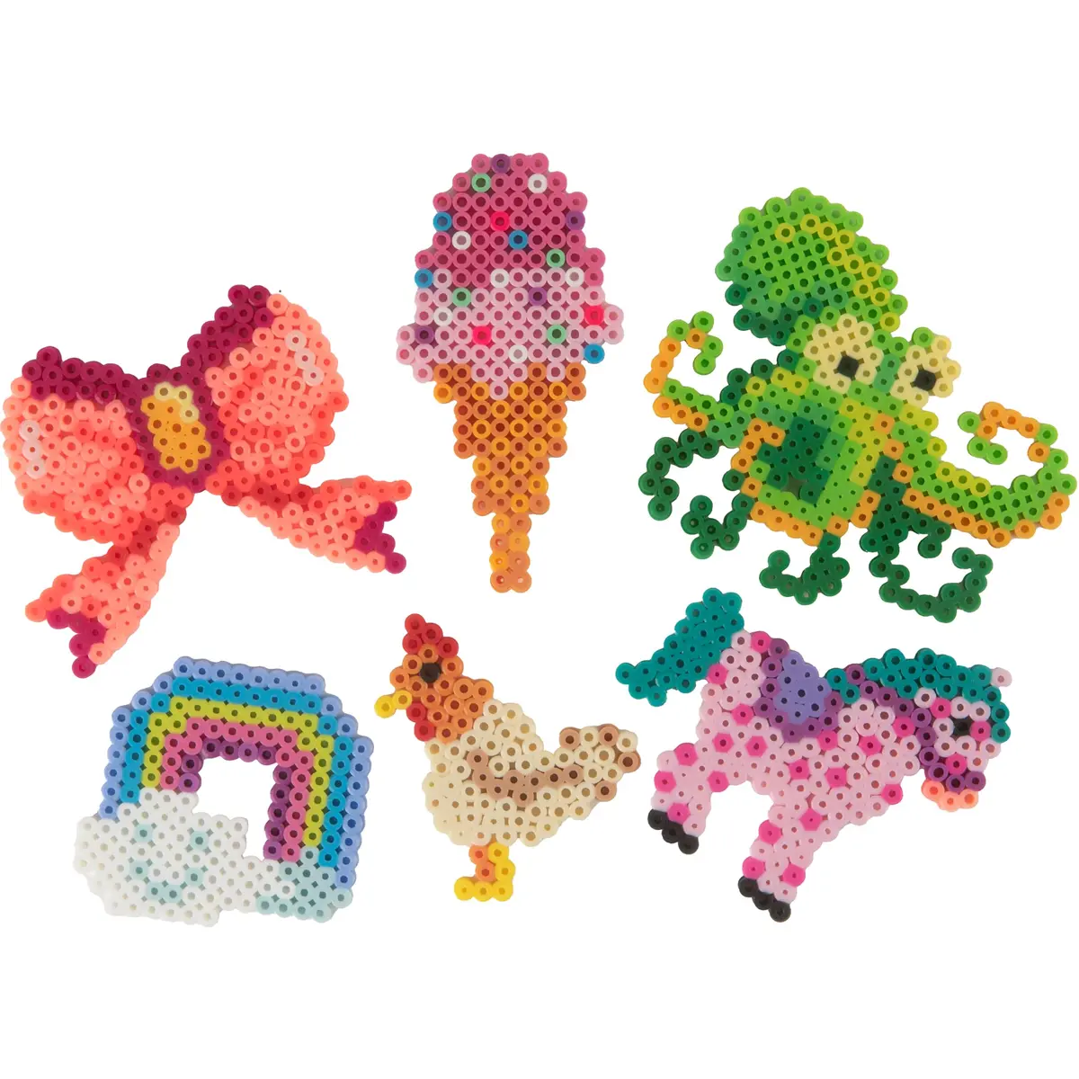 Perler Beads Yellow Square Pegboards 2pc | 5.7'' x 5.7'' Small for Creative Projects - view 5