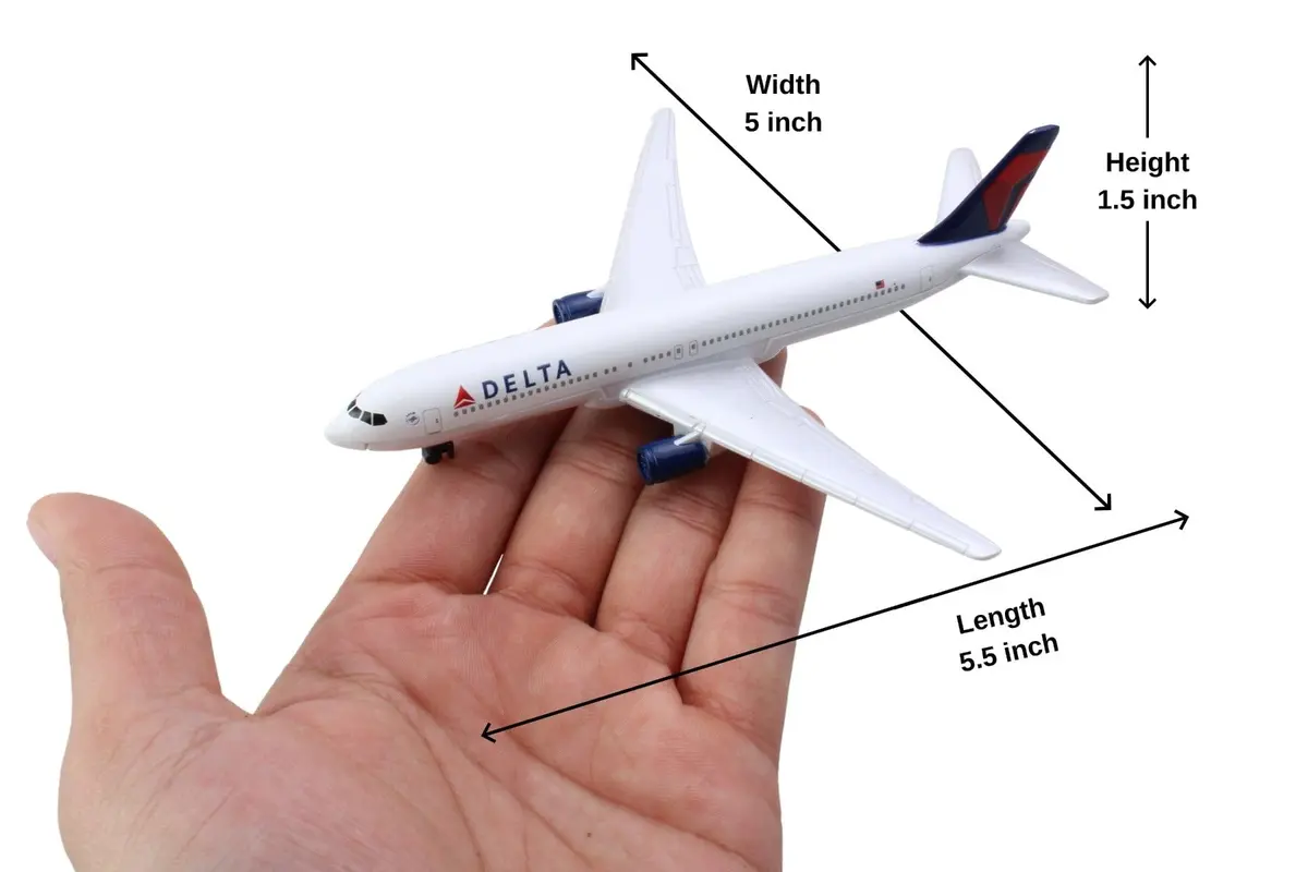 Daron Delta Air Lines Die-Cast Model Airplane Toy | Authentic Aviation Collectible for Kids & Collectors - view 7