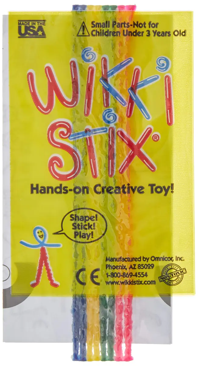 Wikki Stix Fun Paks 50 Pack | Assorted Colors, Non-Toxic, Made in the USA - view 3