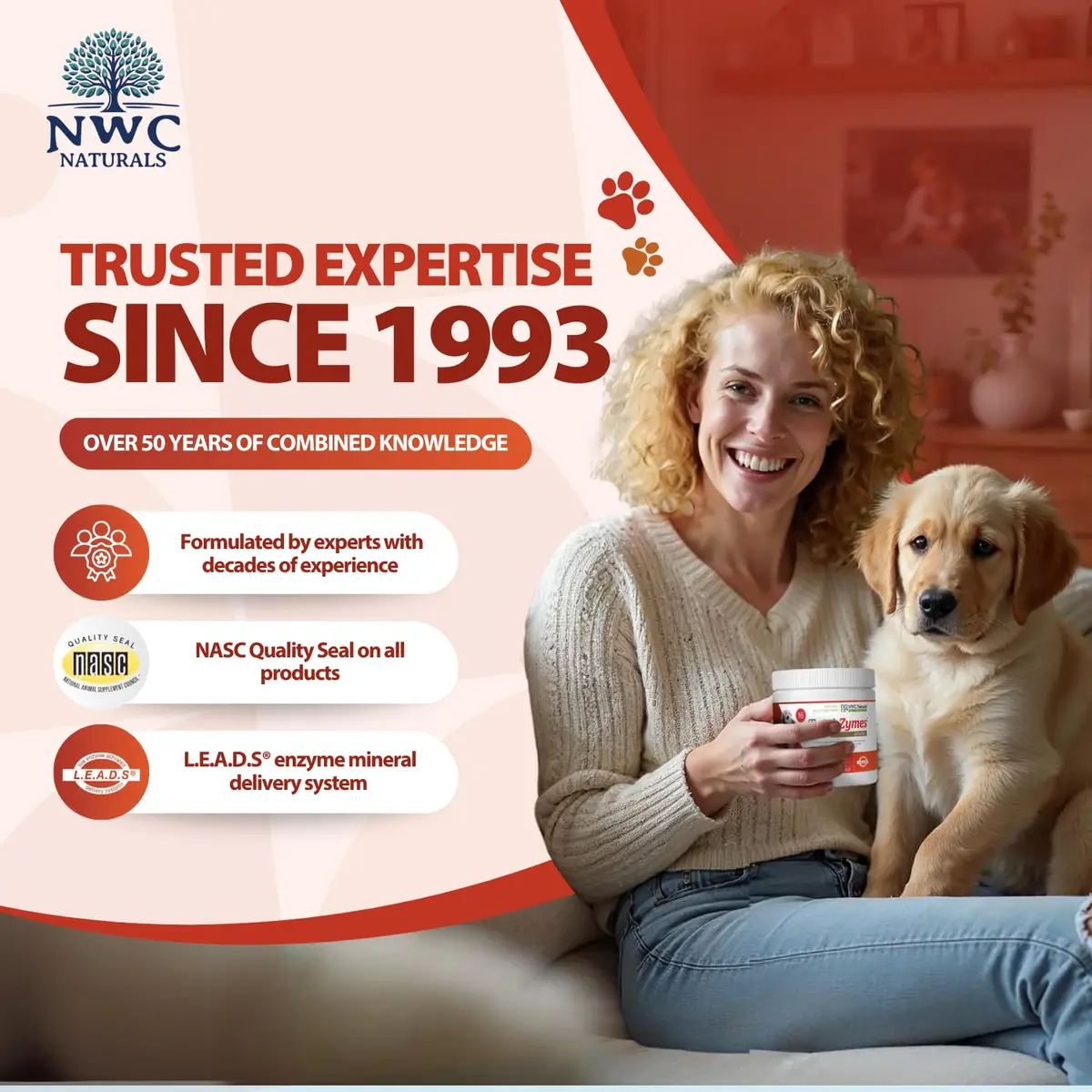 NWC Naturals Total-Zymes Digestive Enzymes for Dogs and Cats 8 oz. Powder | Broad-Spectrum Animal Digestive Support - view 6