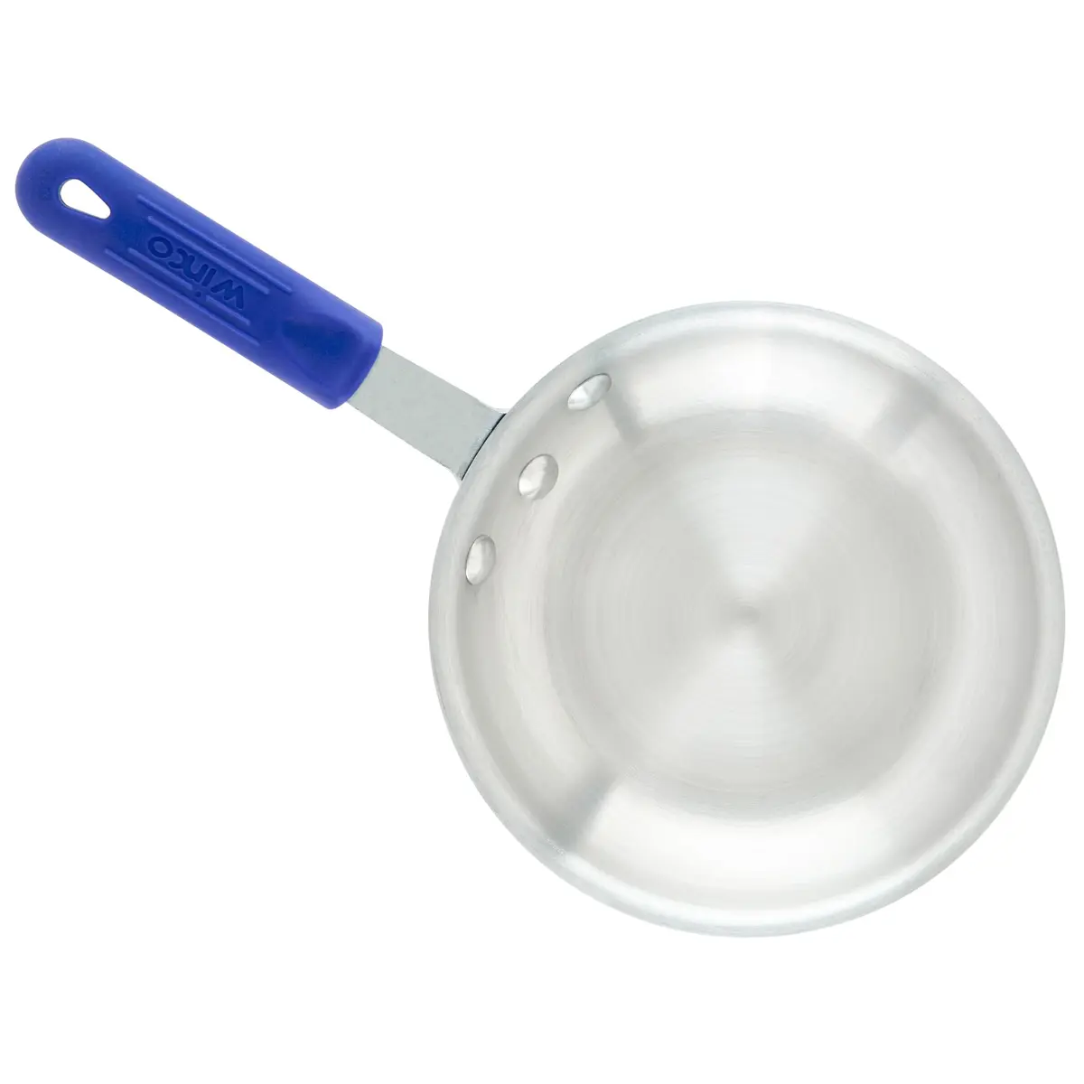 Winco 7 Inch Aluminum Fry Pan with Silicone Sleeve | Commercial-Grade, Even Heat Distribution - view 2
