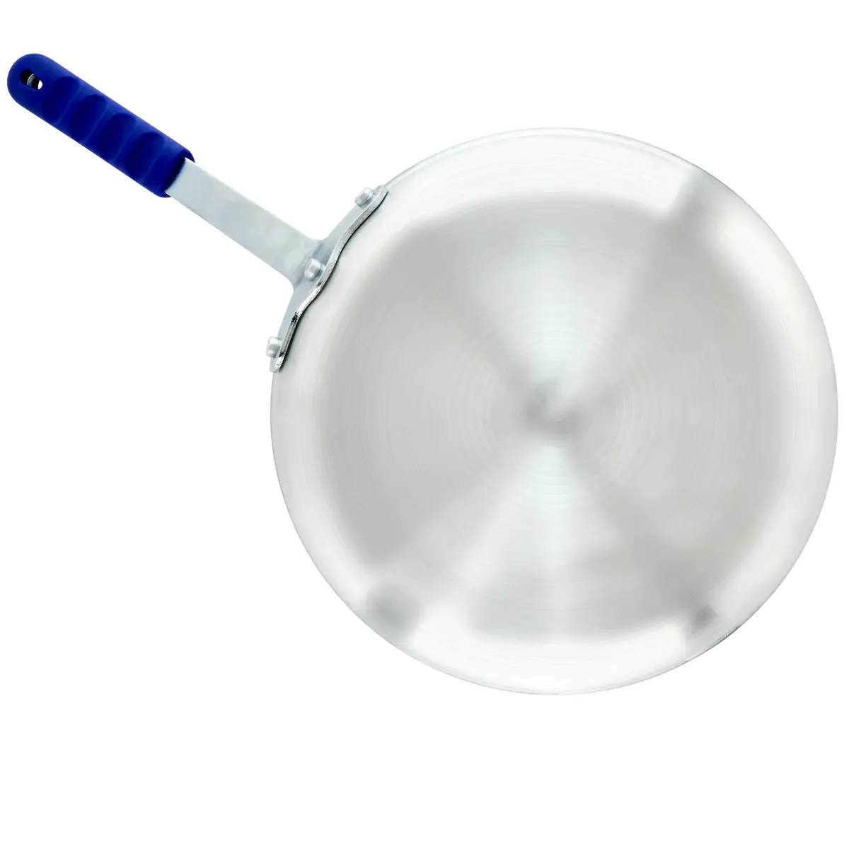 Winco 12" Aluminium Fry Pan with Cool Touch Handle | Natural Finish for Saute & Frying - view 5