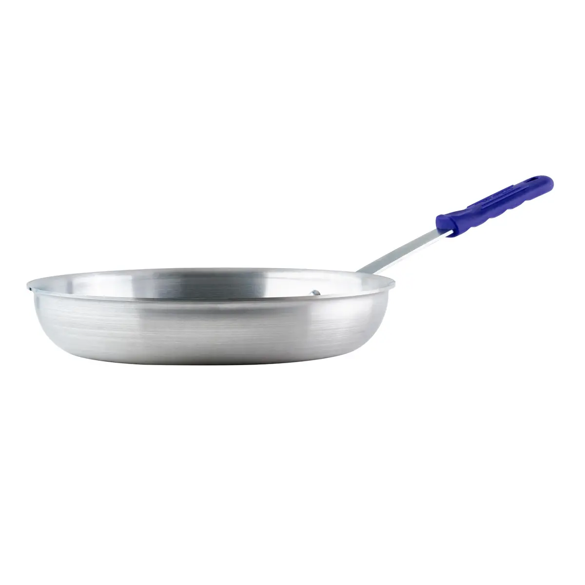 Winco 12" Aluminium Fry Pan with Cool Touch Handle | Natural Finish for Saute & Frying - main product image