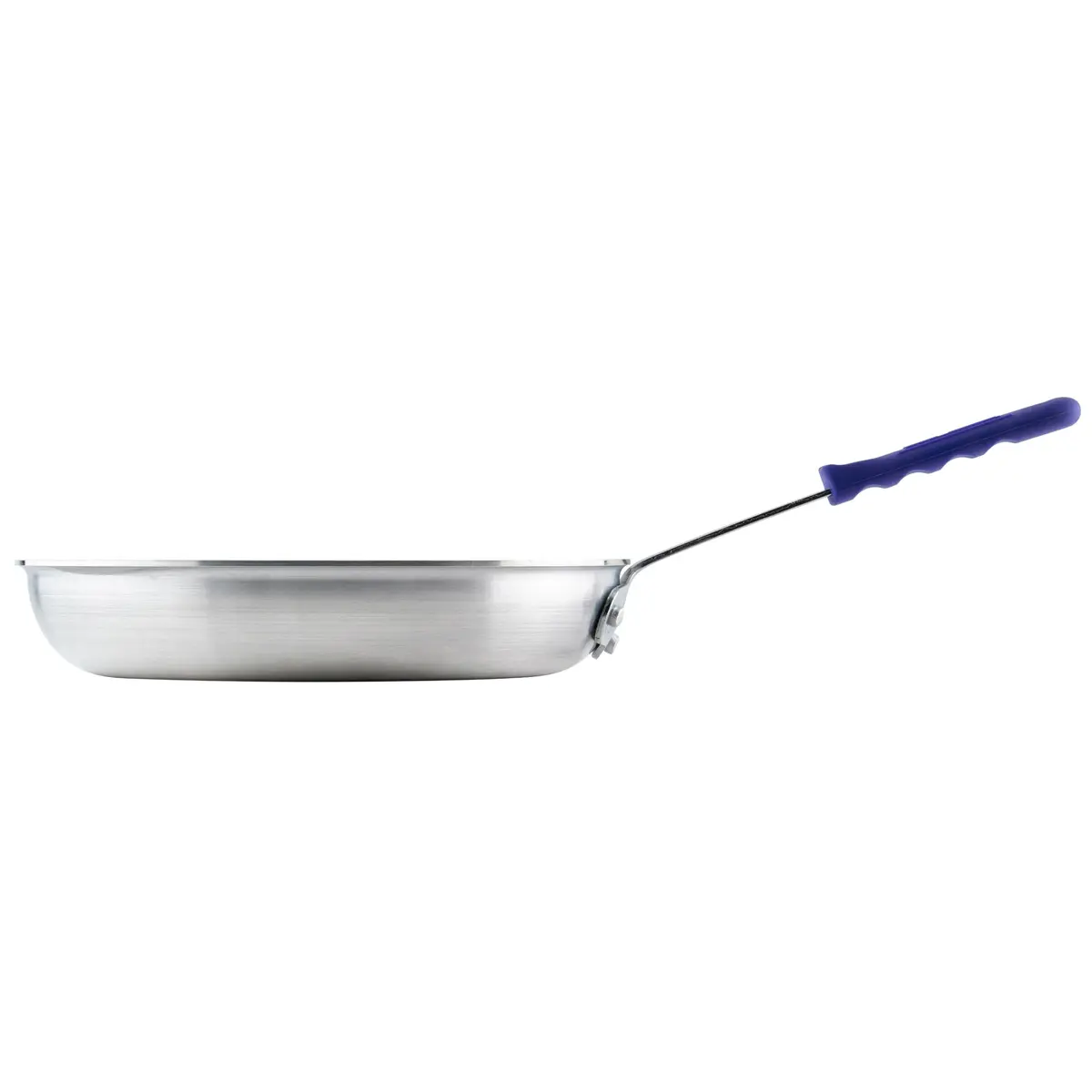 Winco 12" Aluminium Fry Pan with Cool Touch Handle | Natural Finish for Saute & Frying - view 3