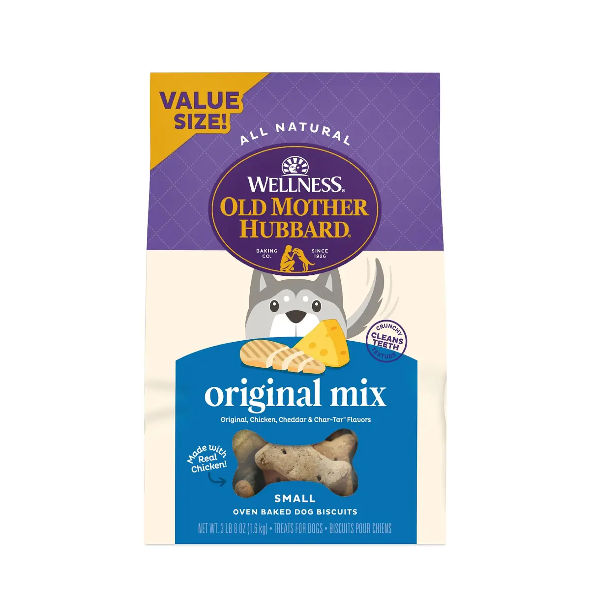 Old Mother Hubbard Classic Original Mix Dog Biscuits | Natural Small Treats, 3.8 lb Bag - main product image