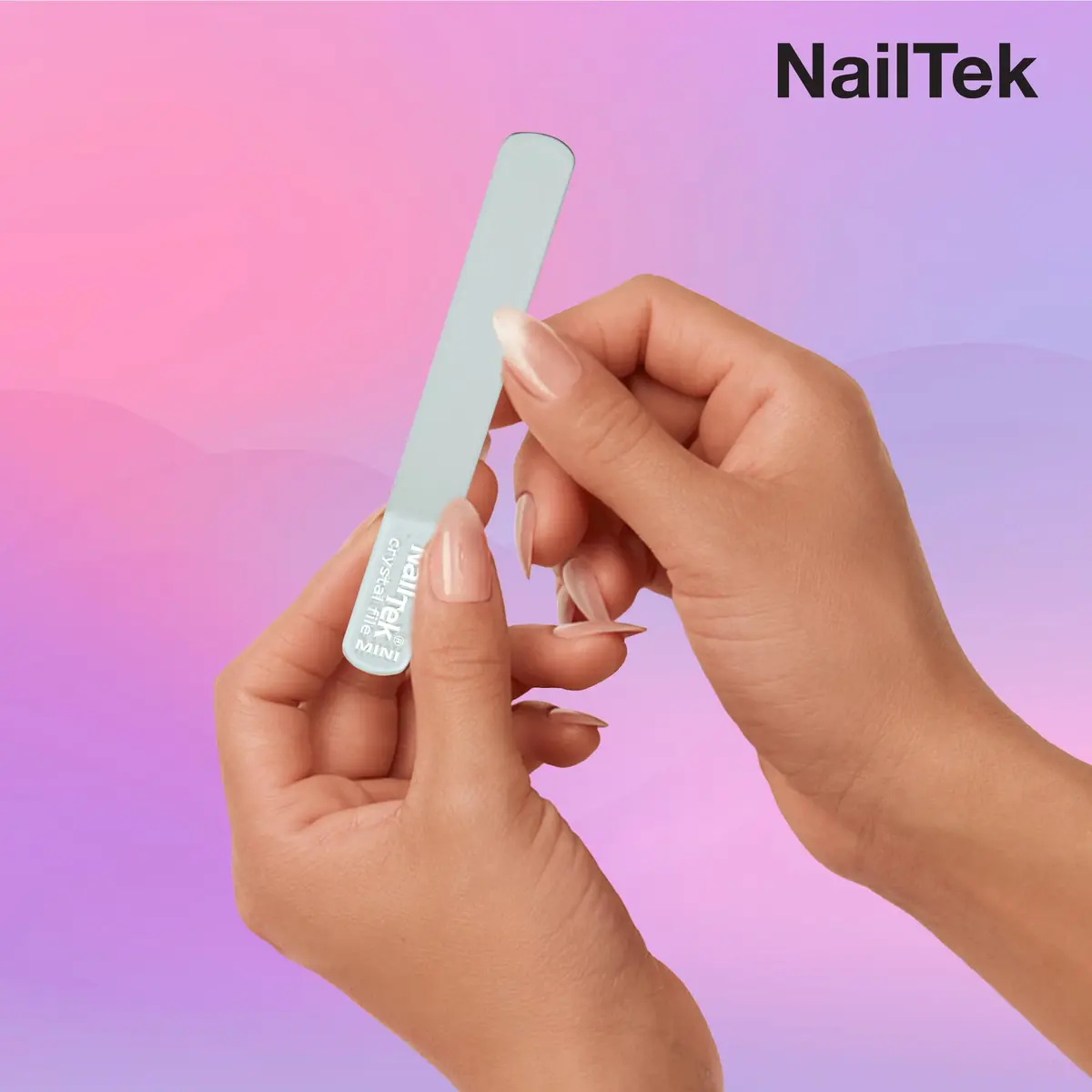 Nail Tek Crystal File - Glass Nail File with Case, Gentle & Durable for Natural Nails, Travel-Friendly 3" - view 4