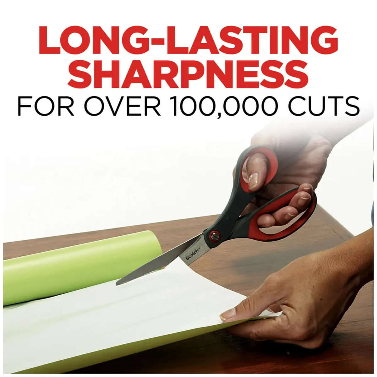 Scotch 8-Inch Precision Scissors | Ambidextrous Comfort Grip, Stainless Steel Blades - view 4
