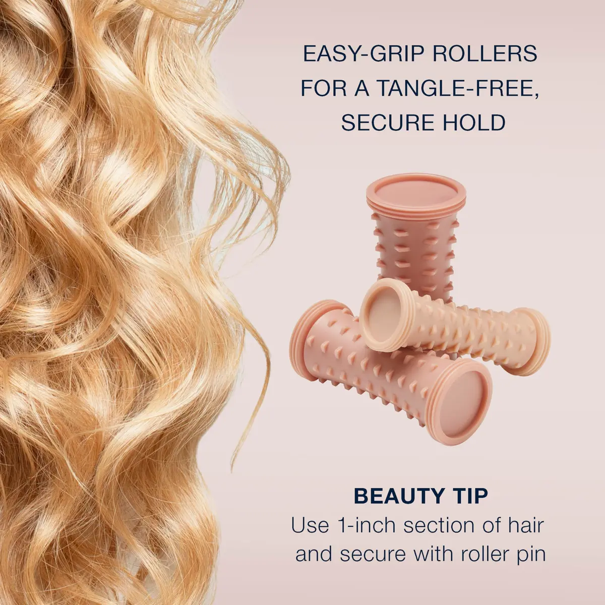 Conair Hair Rollers 20 Piece Set | Multi Size Curlers for All Hair Types with Compact Design - view 5