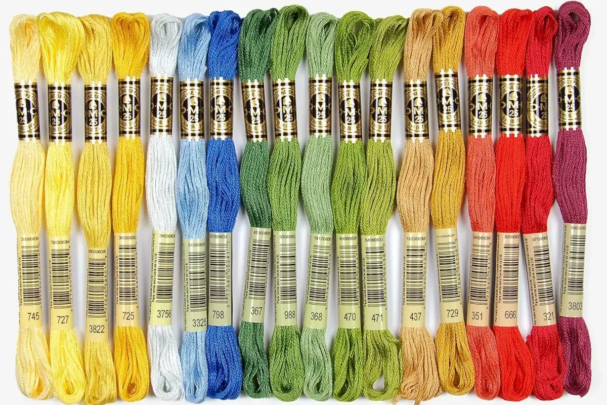 DMC Home Decor Embroidery Floss Pack 8.7yd (245.7m) | 36 Skeins Multicolor Cotton Thread - view 4
