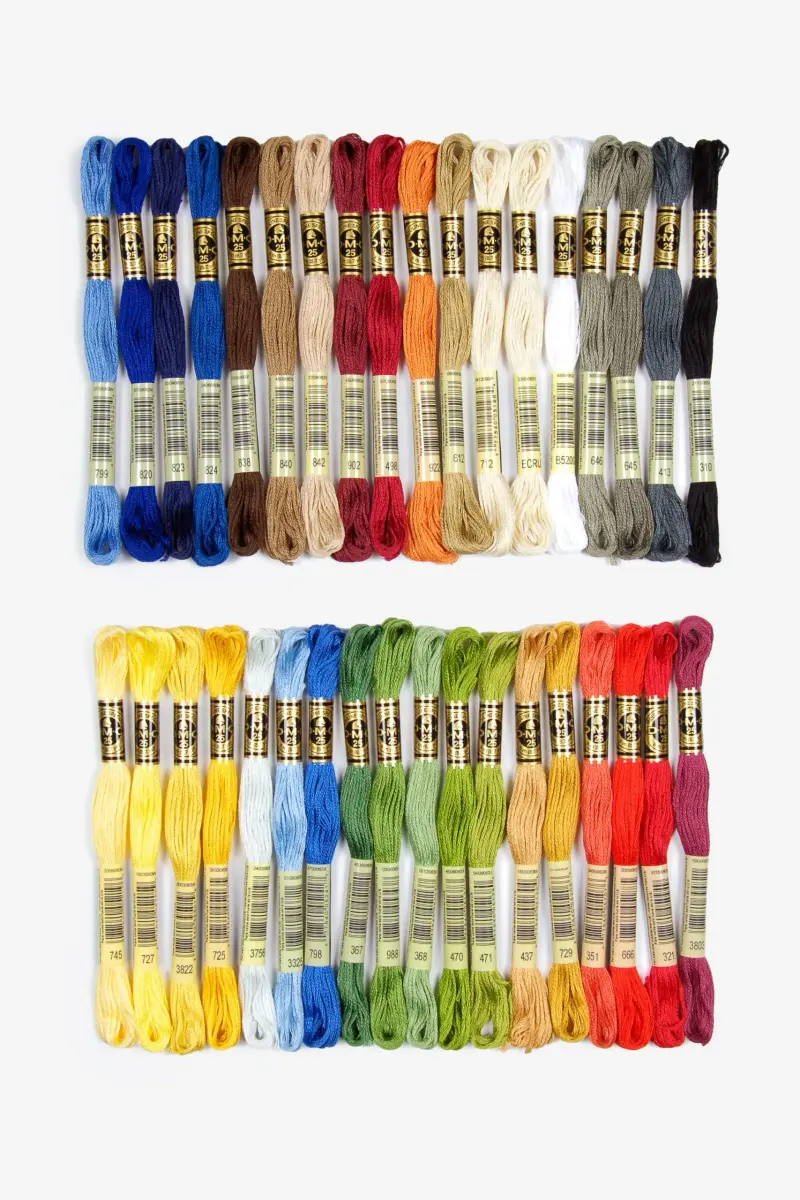 DMC Home Decor Embroidery Floss Pack 8.7yd (245.7m) | 36 Skeins Multicolor Cotton Thread - view 5