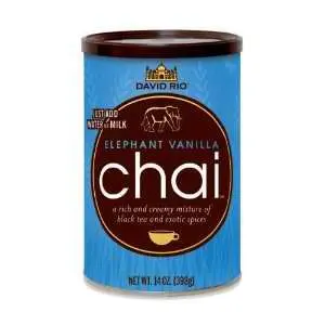 David Rio Elephant Vanilla Chai Tea, 14-Ounce Cans (Pack of 3) | Rich Vanilla & Masala Spice Blend - view 2