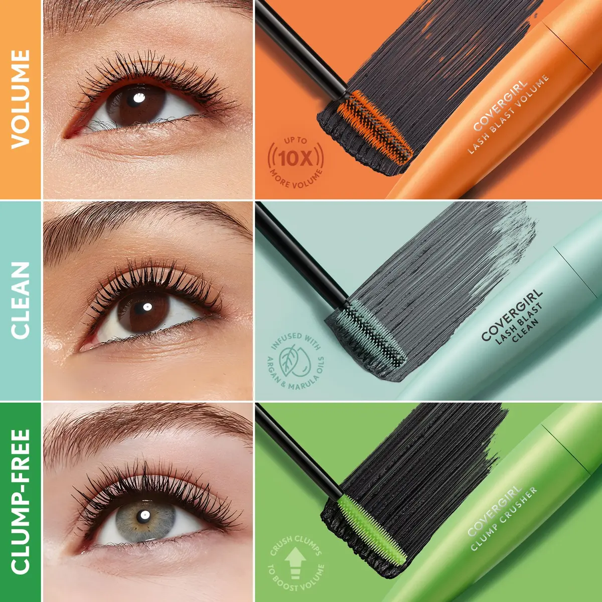 Covergirl Lash Blast Volume Waterproof Mascara 0.44 Fl Oz | Instantly Boosts Lash Volume - view 7