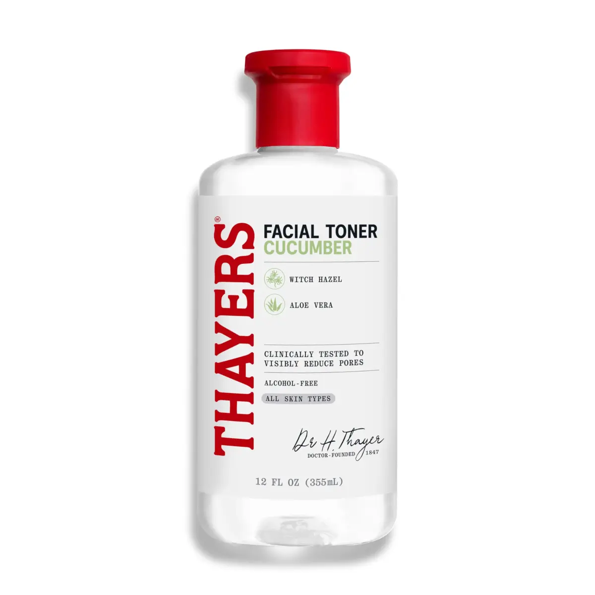 THAYERS Alcohol-Free Hydrating Cucumber Witch Hazel Facial Toner 355ml (12 Fl Oz) | Dermatologist Tested & Recommended - main product image